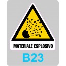 ADESIVI PERICOLO 70x70mm