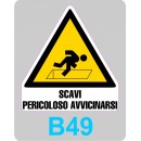 ADESIVI PERICOLO 90x90mm